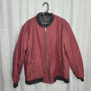 Alfani burgundy bomber jacket XXL Womens